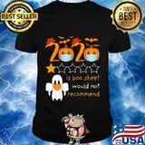 2020 Is Boo Sheet - Halloween Ghost in Face Mask T-Shirt