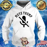 2020 president debate funny mute trump s Hoodie