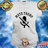 2020 president debate funny mute trump s Ladies tee