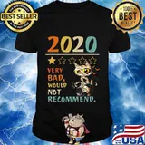 2020 Very Bad Would Not Recommend - 1 star Funny Mummy Cat T-Shirt