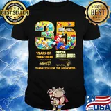 35 years of 1985 2020 super mario bros thank for the memories signatures shirt