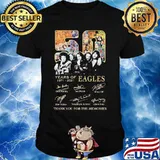 50 years of 1971 2021 eagles thank for the memories signatures vintage shirt