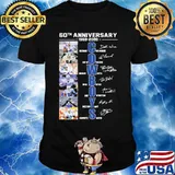 60th anniversary 1960 2020 dallas cowboys signatures shirt