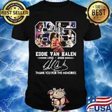 65 eddie van halen 1955 2020 thank for the memories signature shirt