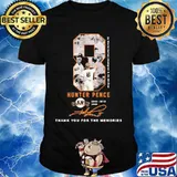 8 hunter pence san francisco giants 2012 2020 thank for the memories signature shirt
