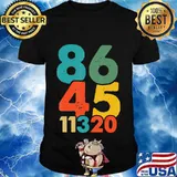 86 45 11320 Vote Trump Out 11 3 2020 Anti Republican Retro Shirt