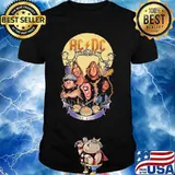 Acdc band members vintage happy halloween shirt