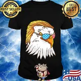 American Bald Eagle President Donald Trump USA Sunglasses T-Shirt