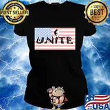 American flag unite biden trump campaign election s Ladies tee