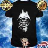 Astronaut skull oklahoma raiders shirt