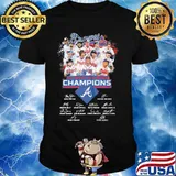 Atlanta braves 2020 nl east division champions signatures shirt