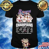 Atlanta braves national league championship series champions 2020 thank you for the memories signatures shirt
