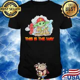 Baby yoda firefighter this is the way shirt