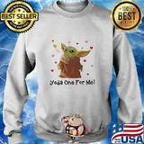Baby yoda one for me hearts s Sweater