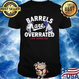 Barrels are overrated los angeles baseball shirt