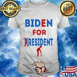 Biden For Resident Funny Trump Joke T-Shirt