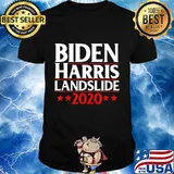 Biden harris landslide 2020 stars shirt