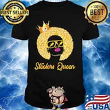 Black woman pittsburgh steelers queen shirt
