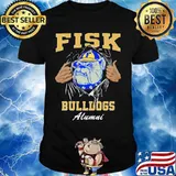 Blood inside fisk bulldogs alumni shirt