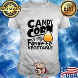 Candy Corn Is My Favorite Vegetable Funny Halloween Gift T-Shirt