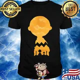 Charlie brown and snoopy sightseeing sky shirt