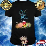 Charlie brown and snoopy sightseeing star wars shirt