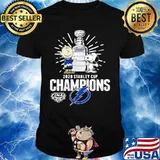 Charlie brown and snoopy tampa bay lightning 2020 stanley cup champions shirt