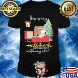 Charlie brown and snoopy this is my hallmark christmas movies watching shirt
