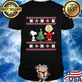 Charlie brown and snoopy ugly christmas shirt