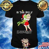 Christmas frog and pig is this jolly enough shirt