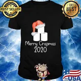Christmas Xmas 2020 Quarantine Merry Crapmas Clothes Pajamas shirt
