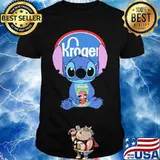 Disney stitch kroger logo shirt