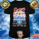 Dodgers 2020 world series champions los angeles dodgers signatures shirt