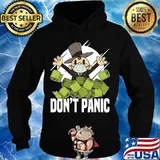 Don't Panic Sarcastic Toilet Paper Rolls Crisis Shirt Hoodie