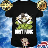 Don't Panic Sarcastic Toilet Paper Rolls Crisis Shirt