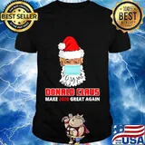 Donald claus make 2020 great again face mask quarantine christmas shirt