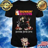 Dunkin Donuts nightmare before coffee Game of Thrones shirt