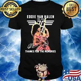 Eddie van halen 1955 2020 thank for the memories signatures shirt