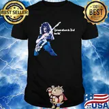 Eddie van halen playing guitar rock music will never die we all hear that shirt