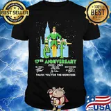 Elf 17th anniversary 2003 2020 thank for the memories signatures shirt