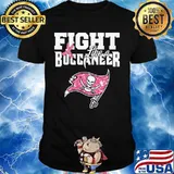 Fight like a buccaneer breast cancer awareness shirt