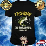 Fishing 2020 Social Distancing Quarantine Fisherman Gift T-Shirt