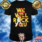 Freddie mercury we will rock you queen shirt