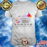 Funny 40th Birthday Retro Party Quarantine 6 feet away T-Shirt