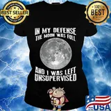 Funny Full Moon Wiccan Gift For Men Women Cool Pagan Witch Shirt Ladies tee