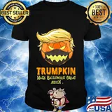 Funny Trumpkin Make Halloween Great Again T-Shirt