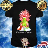 Grinch and his dog christmas is coming shirt
