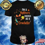 Halloween jack skellington i'm a nightmare dressed as a crocheter shirt