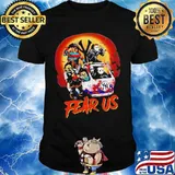 Halloween new york yankees horror characters fear us shirt