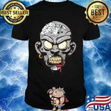 Halloween satan oklahoma raiders logo shirt